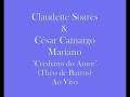 encontro fundamental de bambas da mpb. emocionante depoimento de c�sar como o dia em que claudette o lan�ou na carreira art�stica.