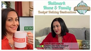 Holiday Travel Segment with Carolyn Scott-Hamilton on Hallmark Home and Family 