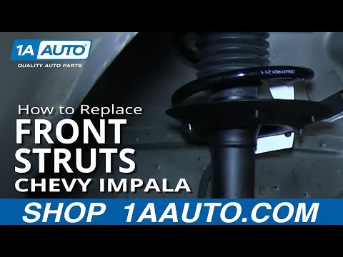 How To Install Replace Front Strut and Spring 2006-12 Chevy Impala