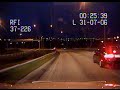 Icelandic police tryes to catch a motorcycle