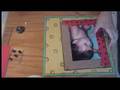Scrapbooking with Marion cutie page