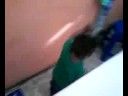 bailando en el super