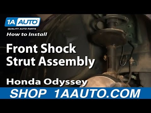 How To Install Replace Front Shock Strut Assembly Honda Odyssey 99-04 1AAuto.com