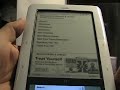 In-depth walk around the Barnes & Noble Nook ebook reader.