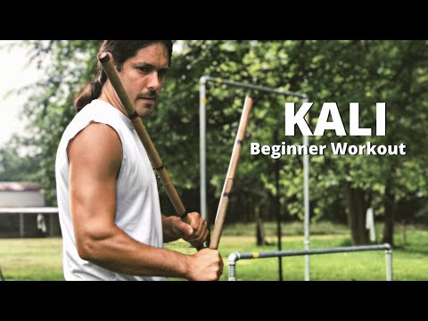 Complete KALI Beginner Workout - Sinawali Footwork and Sweat