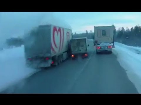 Trucks on the road Compilation March-April 2013