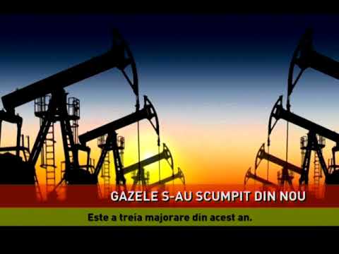 Preţul gazelor se majorează începând de astăzi