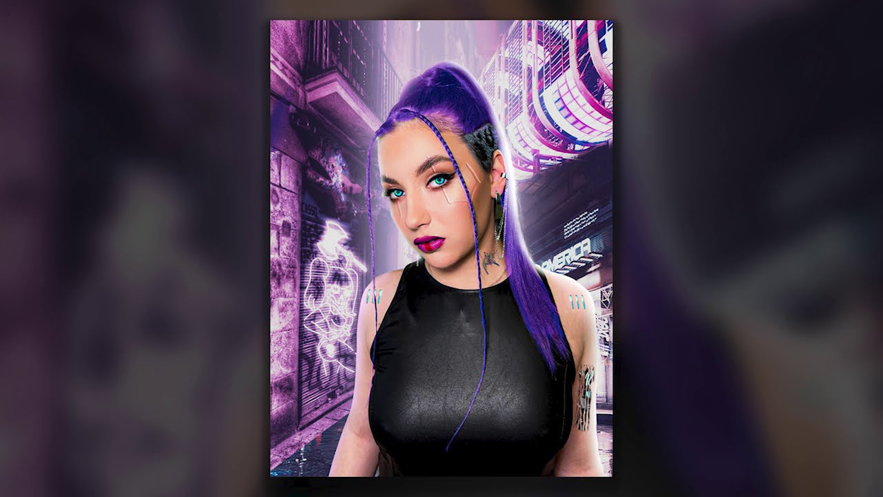 Photoshop SpeedArt Cyberpunk