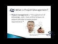 Primavera P6 - 1.1 Intro to Project Management