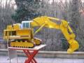 excavator liebherr R996 model in action