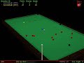 video of a 147 maximum snooker break playing celeris vp3dl (virtual pool 3 dl). resolution is played at 1280x960 and half sized fraps capture to = 640x480. i usualy play at 1920x1440.

it's a poorly constructed and nervey break, as you can see i often get into difficulty but lady luck shone my way and nothing was going to stop me!

music is an extract of 