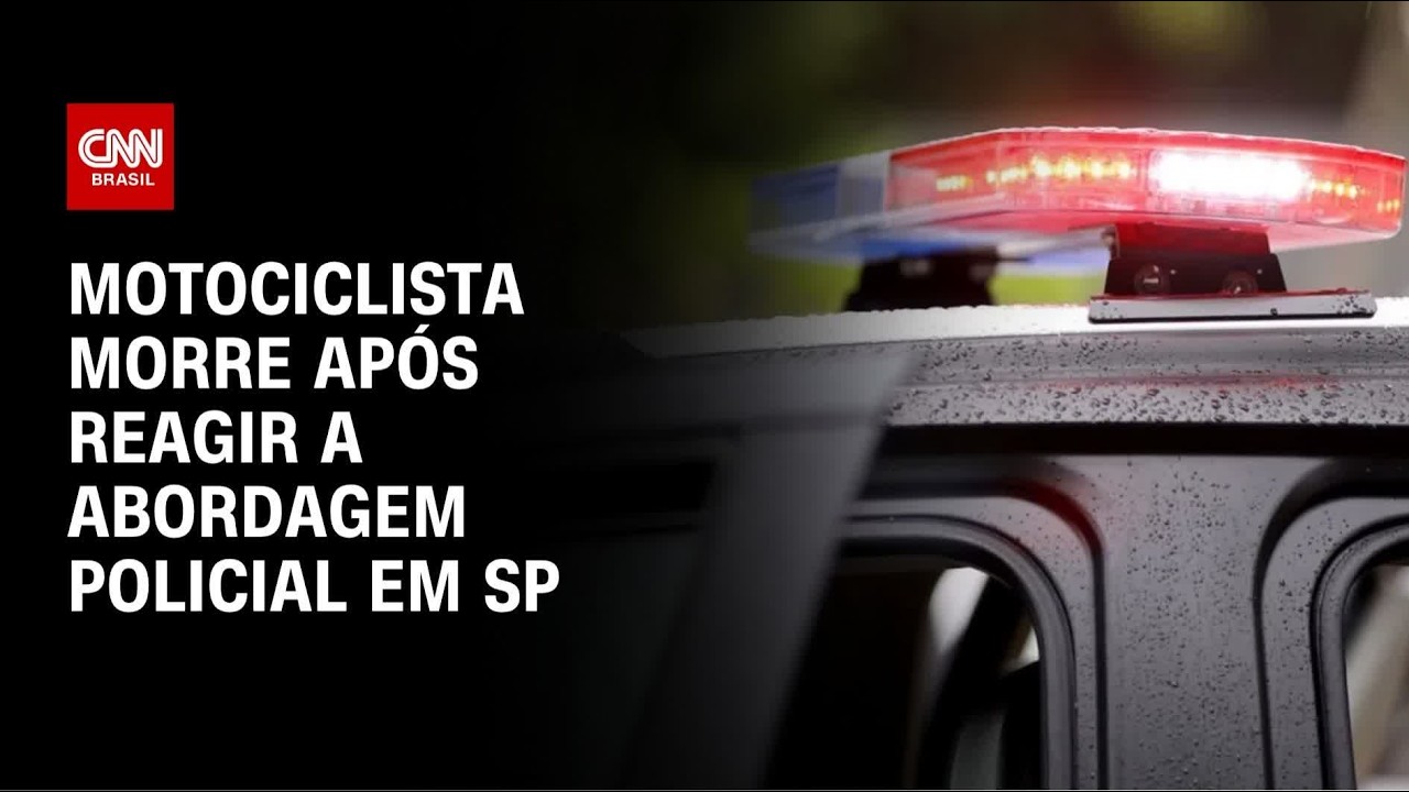 Motociclista morre após reagir a abordagem policial em São Paulo | AGORA CNN