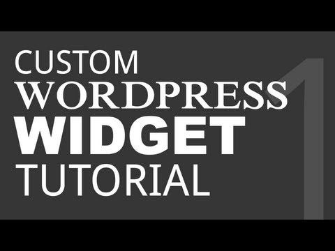 how to widget wordpress