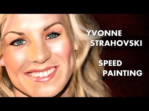 how to draw yvonne strahovski