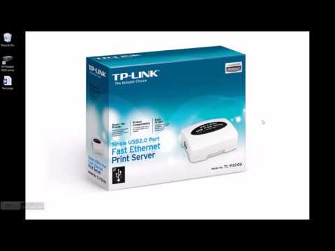 TP-Link TL-PS110U Print Server set up