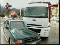 Davraz Mahallesinde Trafik Kazası Tır Otomobile Çarptı