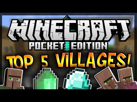 how to make a village in minecraft pe