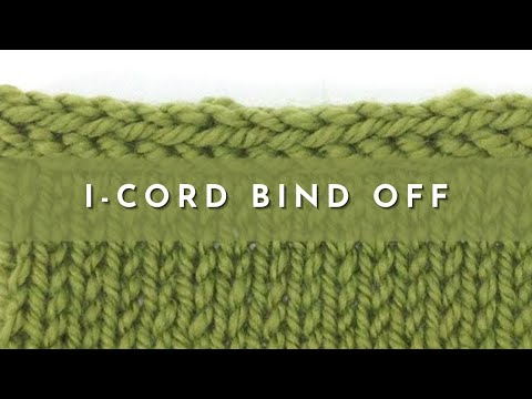 how to bind off i cord
