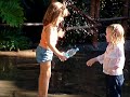 Cute Girl Gets Beaned in the Head in Slow Motion