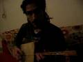 KAMAL HABASH PLAYING RABABA . كمال حبش يدق على الربابة باليد