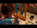 8 Year Old Sophia painting Van Gogh's Sunflowers. She drew it first on a blank board. I don't instruct them at all, just provide the materials and clean up :) She hopes you like it! :) In Van Gogh's own words from his letters to his brother Theo: 