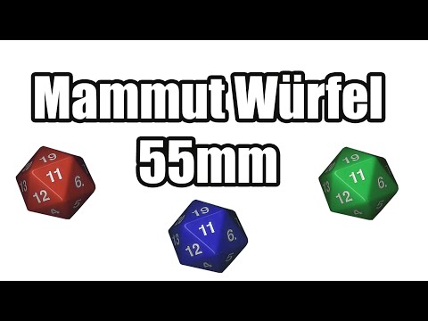 Koplow 55mm Würfel - W20 - 55mm [Full HD]