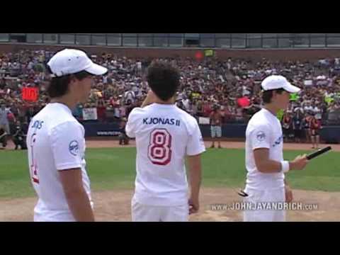 Johnjay and Rich vs. Jonas Brothers Kickball