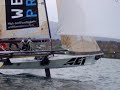 Werner Gieser tries foiling Werner Gieser tries foiling