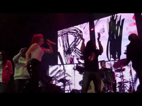 B.o.B & Paramore perform “Misery Business” in London for his birthday
