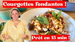 Courgettes fondantes à la feta & pistaches – Recette courgettes facile !
