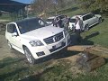 Mercedes GLK e ostacolo Mercedes GLK e ostacolo