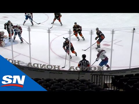 Bowen Byram Records First NHL Point With Picturesque Pass