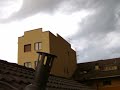 Temporale su Milano centro, virga, e Wall & Shelf Cloud