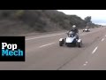 Three-Wheeled Motorcycle Test Drive