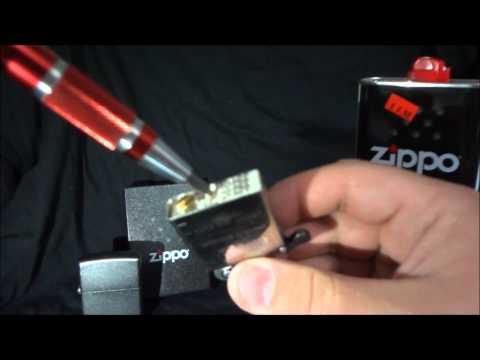 how to fill my zippo lighter