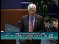 Toronto council supports gun ban Toronto council supports gun ban