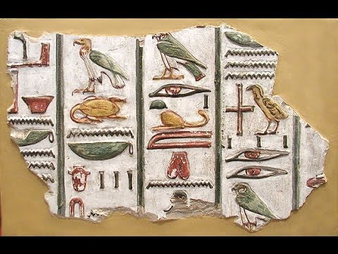 how to read hieroglyphics