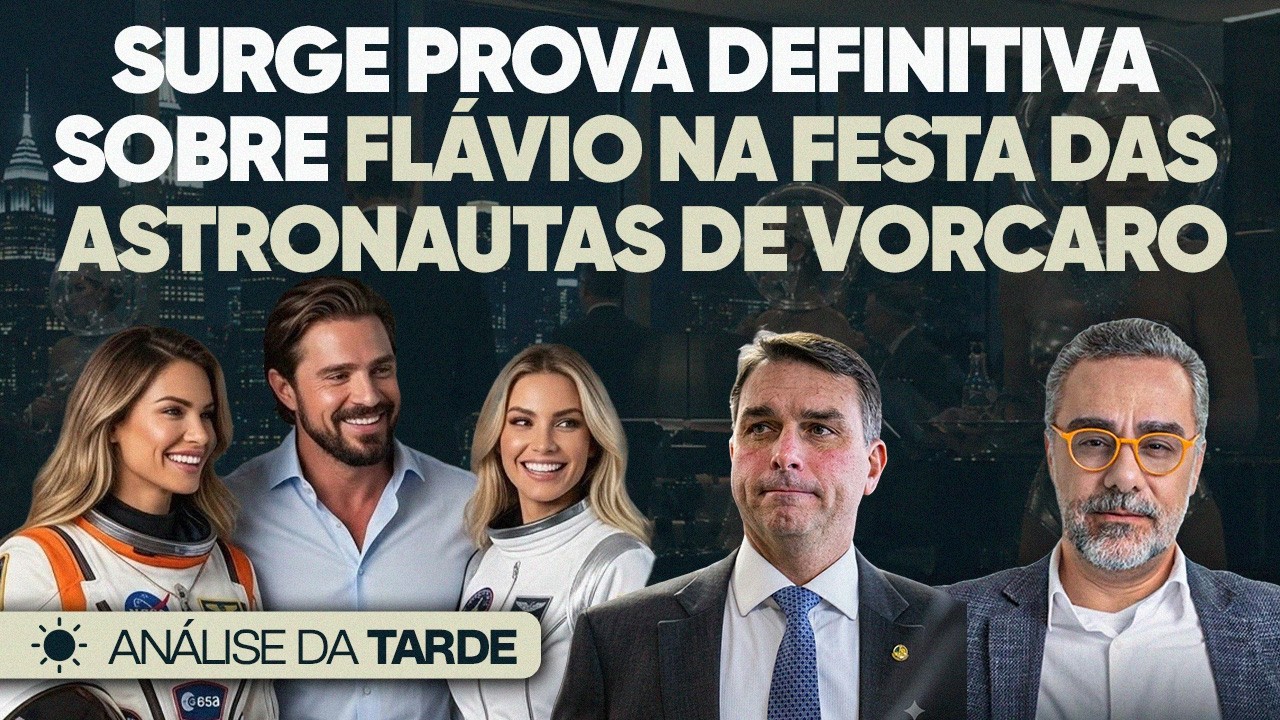 🚨 Flávio Esteve na "Noite das Astronautas" do Vorcaro?