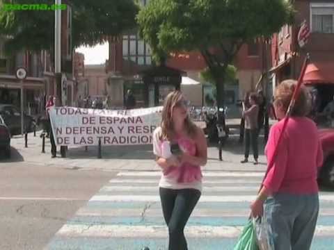 Mitin del PACMA en Tordesillas
