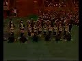 the nsu percussion section in block performance