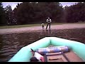 RC boat inflatible RIB onboard cam frontview