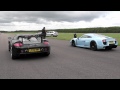 Porsche Carrera GT vs Noble M600 at Vmax 200