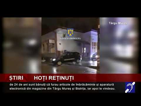 Hoți reținuți