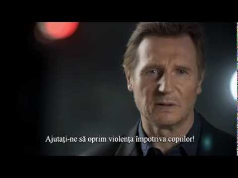 Liam Neeson pentru UNICEF: Fii alături de noi. Rupe tăcerea!