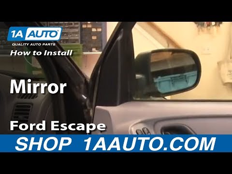 How To Install Replace Side Rear View Mirror Ford Escape Mercury Mariner 01-07 1AAuto.com