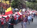 caminata de devuelta de la plaza simon bolivar