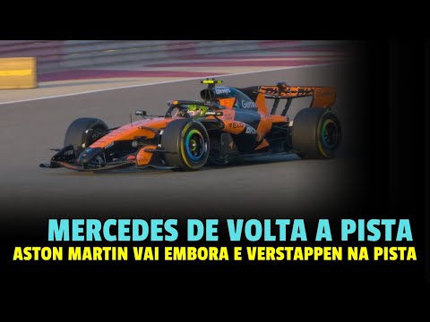 MCLAREN COM PROBLEMAS | VERSTAPPEN E BORTOLETO NA PISTA | ASTON MARTIN FOI EMBORA