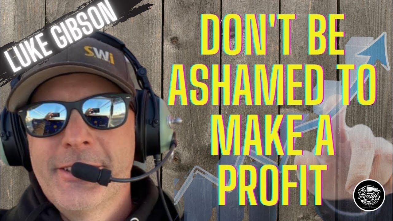 Luke Gibson Talks Profit. How Too Much Isn't A Bad and What Your Goals Should Be For That Profit!