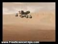 www.FreeScienceClips.com Building on the success of the two rover geologists that arrived at Mars in January, 2004, NASA's next rover mission is being planned for travel to Mars before the end of the decade. Twice as long and three times as heavy as the Mars Exploration Rovers Spirit and Opportunity, the Mars Science Laboratory will collect Martian soil and rock samples and analyze them for organic compounds and environmental conditions that could have supported microbial life now or in the past. The mission is anticipated to have a truly international flavor, with a neutron-based hydrogen detector for locating water provided by the Russian Federal Space Agency, a meteorological package provided by the Spanish Ministry of Education and Science, and a spectrometer provided by the Canadian Space Agency. Mars Science Laboratory is intended to be the first planetary mission to use precision landing techniques, steering itself toward the Martian surface similar to the way the space shuttle controls its entry through the Earth's upper atmosphere. In this way, the spacecraft will fly to a desired location above the surface of Mars before deploying its parachute for the final landing. As currently envisioned, in the final minutes before touchdown, the spacecraft will activate its parachute and retro rockets before lowering the rover package to the surface on a tether (similar to the way a skycrane helicopter moves a large object). This landing method will enable the rover to land <b>...</b>