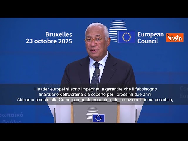 Consiglio Ue, Costa: Paesi europei impegnati in sostegno finanziario a Ucraina per due anni